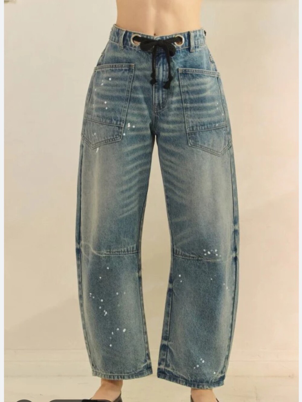 Veveret Barrel Jeans Pants